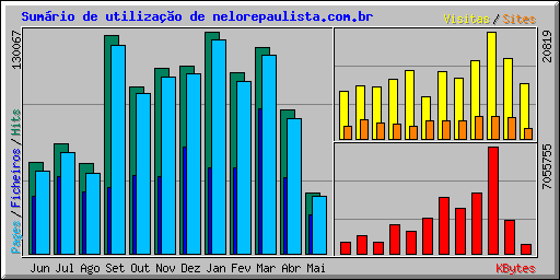 Sumrio de utilizao de nelorepaulista.com.br