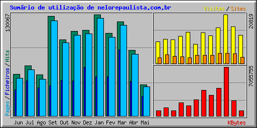 Sumrio de utilizao de nelorepaulista.com.br